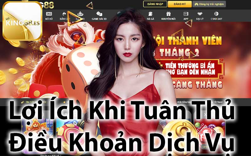 Lợi Ích Khi Tuân Thủ Điều Khoản Dịch Vụ Tại Nhà Cái King88